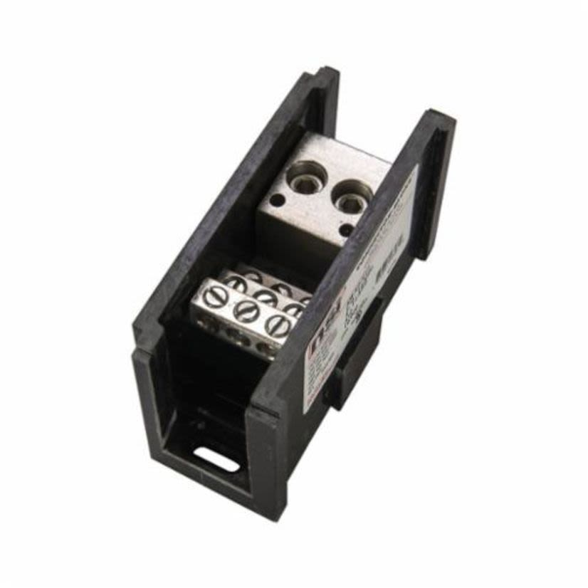 NSi Connector Bloks™ AM-K2-H12 Double Primary Power Distribution Block, 600 VAC, 350 A, 1 Poles, 14 to 2/0 AWG Wire, Aluminum
